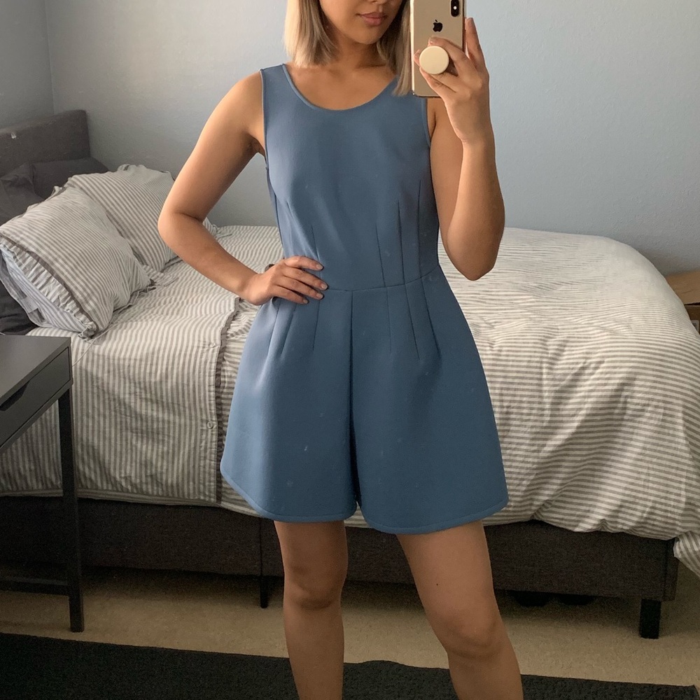 ASOS Light Blue Scuba Romper